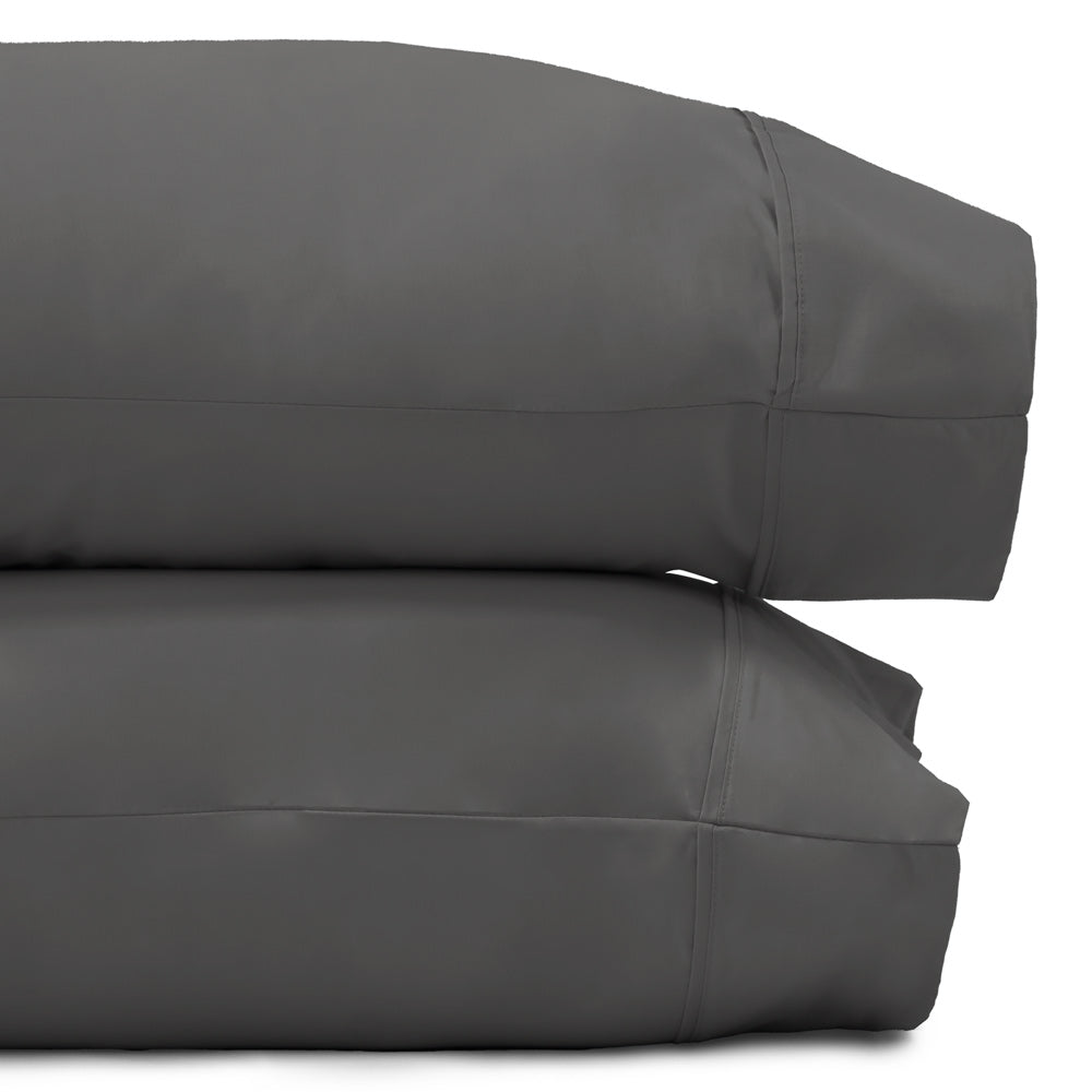 600 TC Egyptian Cotton Pillowcases - Storm / Standard