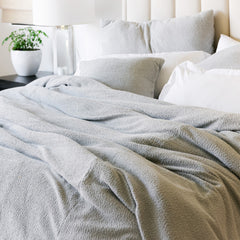 Bouclé Comforter Silver | Silver