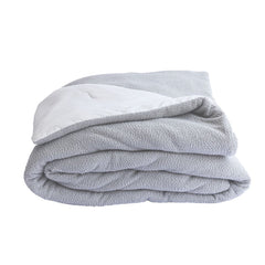 Bouclé Comforter Silver | Silver