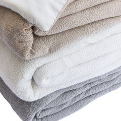 Bouclé Comforter Silver | Silver