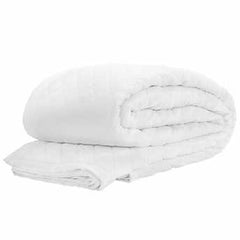 Eternal 3 Piece Solana Microfiber Blanket Set | White